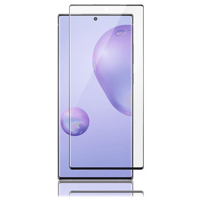 Скрийн протектори Скрийн протектори за Samsung Скрийн протектор от закалено стъкло за 5D FULL SCREEN извит Full Glue напълно залепващ за Samsung Galaxy Note 20 N980F с черен кант